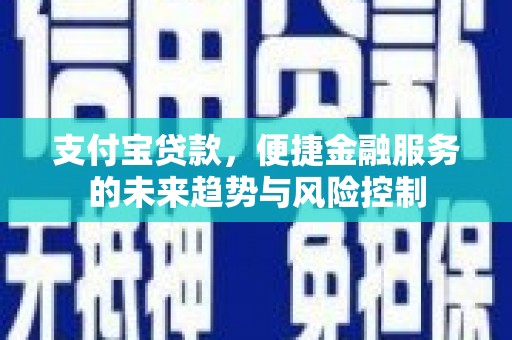 合作支付宝贷款，便捷金融服务的未来趋势与风险控制