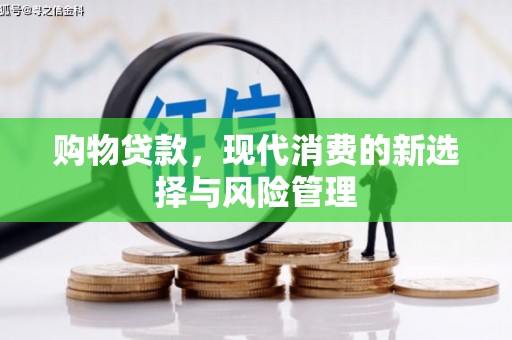 合作购物贷款，现代消费的新选择与风险管理