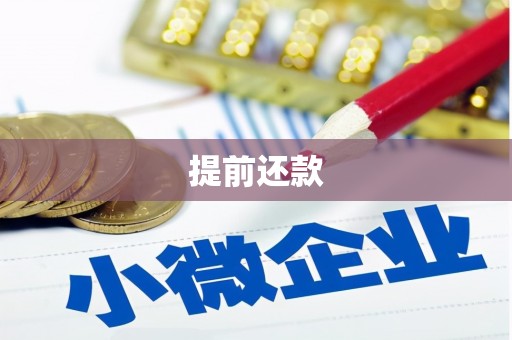 合作提前还款