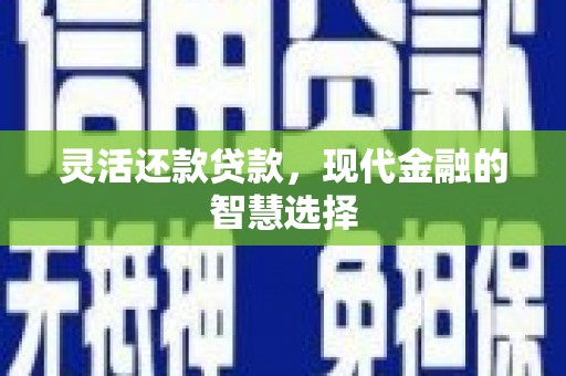 合作灵活还款贷款，现代金融的智慧选择