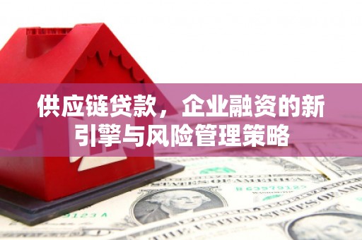 合作供应链贷款，企业融资的新引擎与风险管理策略