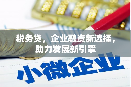 合作税务贷，企业融资新选择，助力发展新引擎