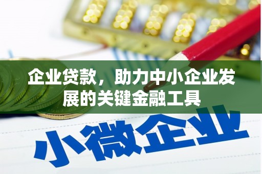 合作企业贷款，助力中小企业发展的关键金融工具