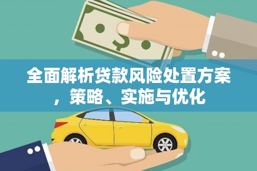 合作全面解析贷款风险处置方案，策略、实施与优化