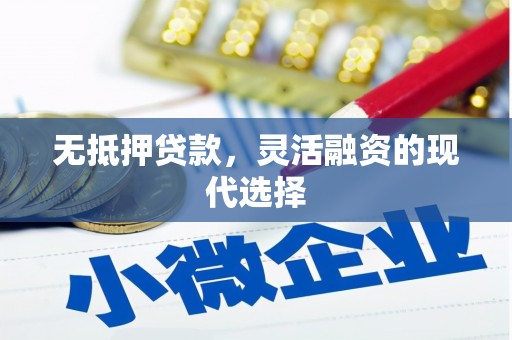 合作无抵押贷款，灵活融资的现代选择