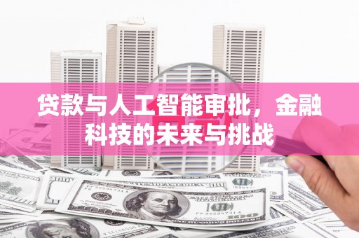 合作贷款与人工智能审批，金融科技的未来与挑战