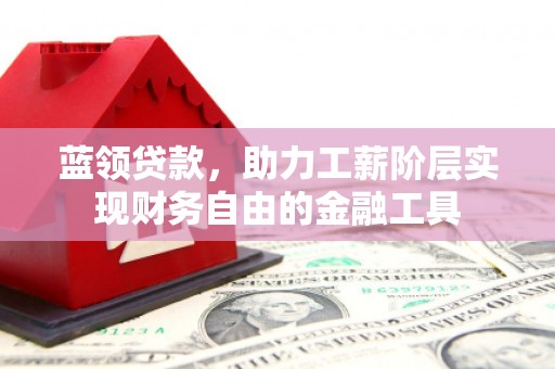 合作蓝领贷款，助力工薪阶层实现财务自由的金融工具