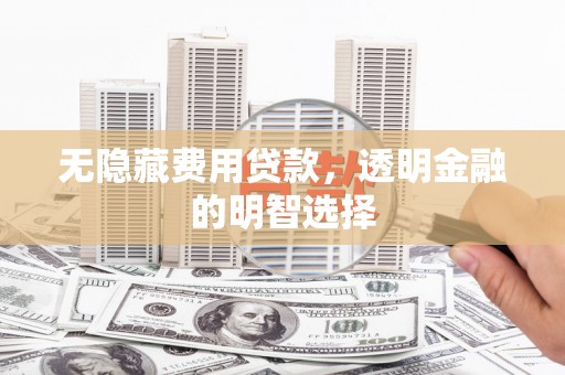 合作无隐藏费用贷款，透明金融的明智选择