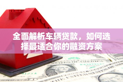 合作全面解析车辆贷款，如何选择最适合你的融资方案